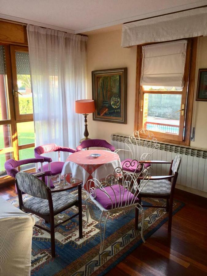 Preciosa Casa Independiente Con Piscina Cubierta Y Gran Jardin Privados Haro Bagian luar foto